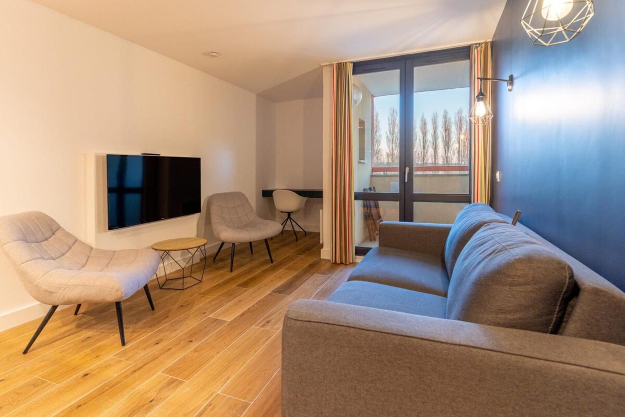 Renovated Flat For 5 P With Swimming Pool Tennis Court And Car Park 232 Le Touquet Exteriör bild
